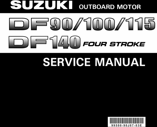 Product picture Suzuki Outboard Service/repair manual 90-140HP 2001-09